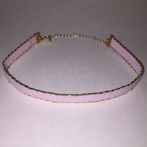 Brandy Melville Lavender Velvet Choker Necklace